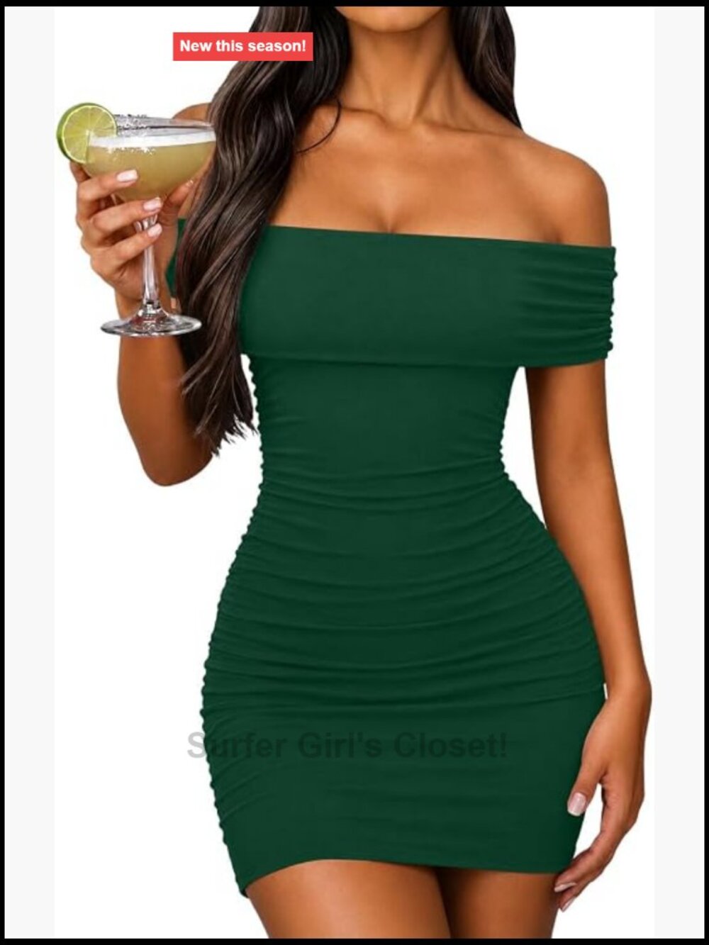 Off Shoulder Bodycon Mini Dress Ruched Ribbed Club Party Night Out Sleeveless